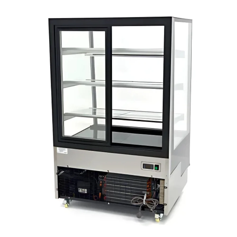 mobiliario-contract-vitrina refrigerada ventilada con cristal vertical 3 estantes 3